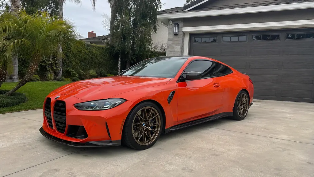 2023 BMW M4 Competition in Fire Orange